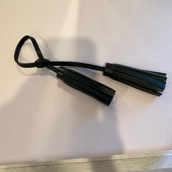 Coach Black Leather Bag with Gold Studs - Picture 11 of 14